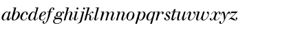 Download WalbaumOSSSK Italic Font Lowercase Preview