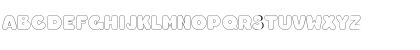 Download ChubbyOutline Regular Font Lowercase Preview