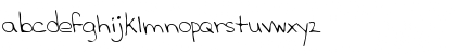 Download WaynesHand Regular Font Lowercase Preview