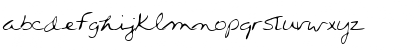 Download WendysHand Regular Font Lowercase Preview