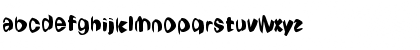 Download Wierdo Warp Normal Font Lowercase Preview
