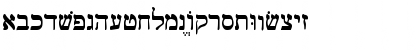 Download AnHeb9 Regular Font Lowercase Preview