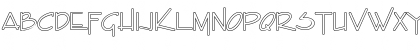 Download CindyBeckerOutline Normal Font Lowercase Preview