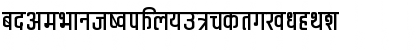 Download Anuradha Regular Font Lowercase Preview