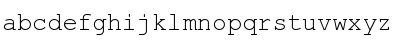 Download Arabic+ Courier Regular Font Lowercase Preview
