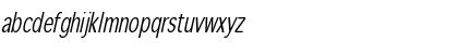 Download WinterthurCondensed Italic Font Lowercase Preview