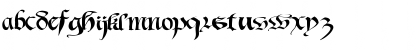 Download bouguignone flamande Regular Font Lowercase Preview