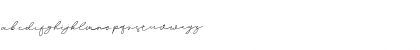 Download Brian Strait Regular Font Lowercase Preview