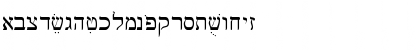 Download BSTHebrew Regular Font Lowercase Preview