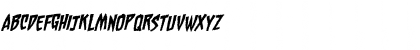Download Chainsawz BB Italic Font Lowercase Preview