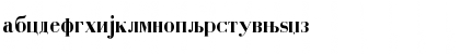 Download CirilicaBodoni Regular Font Lowercase Preview