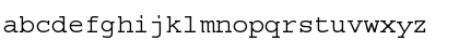 Download Courier (WT) Regular Font Lowercase Preview