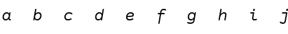 Download Courier Prime Code Italic Font Lowercase Preview