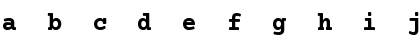Download Courier Prime Bold Font Lowercase Preview