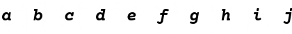 Download Courier Prime Bold Italic Font Lowercase Preview