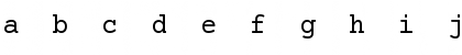 Download Courier Prime Regular Font Lowercase Preview