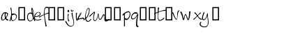 Download FL_INKBLOT Regular Font Lowercase Preview