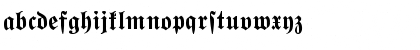 Download WittenbergerFrakturMTDfr Bold Font Lowercase Preview
