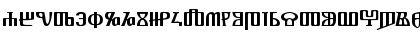 Download Glagoljica UGL staro Hrvatsko pismo Font Lowercase Preview