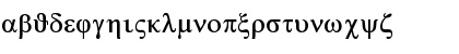 Download Griechisch (HEBGRI) Regular Font Lowercase Preview
