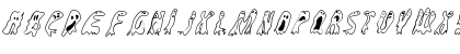 Download Groovy Ghosties Regular Font Lowercase Preview