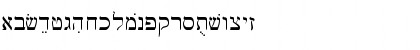 Download HebraicaII Regular Font Lowercase Preview