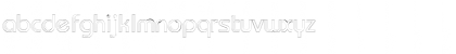 Download Astra hollow Line Regular Font Lowercase Preview