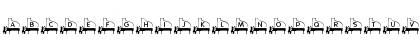 Download Bokey modemo Regular Font Lowercase Preview
