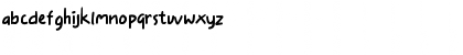 Download Bocil Regular Font Lowercase Preview