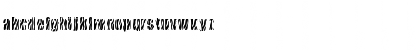 Download Broken Angles Regular Font Lowercase Preview