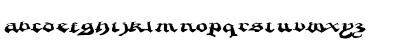 Download Broken English Regular Font Lowercase Preview