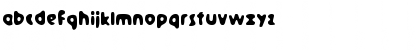 Download BUBBLE GUM Regular Font Lowercase Preview