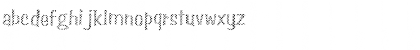 Download CRISS CROSS Regular Font Lowercase Preview
