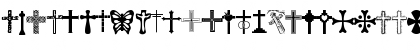 Download Crosses Collections Regular Font Lowercase Preview
