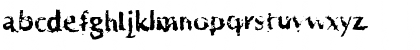 Download Distorted Regular Font Lowercase Preview