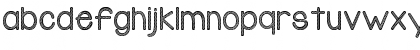 Download KG Candy Cane Stripe Regular Font Lowercase Preview