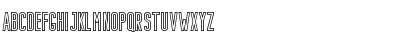 Download Bondie Outline Regular Font Lowercase Preview