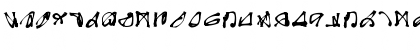 Download psycobabble Regular Font Lowercase Preview