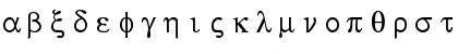 Download Sgreek Fixed Normal Font Lowercase Preview