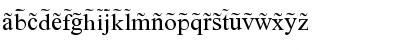 Download Times New Roman SUSY Regular Font Lowercase Preview