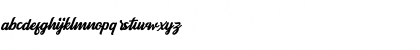 Download Boulevard Script Regular Font Lowercase Preview