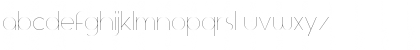 Download Aspergit Light Font Lowercase Preview