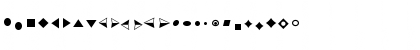 Download Bullets ADF Regular Font Lowercase Preview