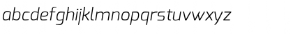 Download Exo Light Italic Font Lowercase Preview