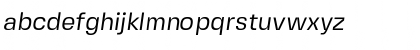 Download Fivo Sans Modern Italic Font Lowercase Preview