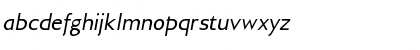 Download Gillius ADF Italic Font Lowercase Preview