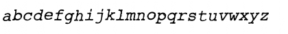 Download Rough_Typewriter Bold Italic Font Lowercase Preview