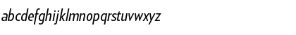 Download Verlag Condensed Book Italic Font Lowercase Preview