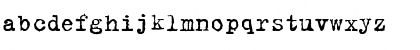 Download CK True Type Regular Font Lowercase Preview