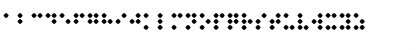 Download Braillenum Regular Font Lowercase Preview